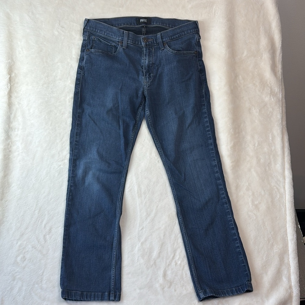 Paige Jeans Federal 31 Men’s Straight Leg Dark Wash Denim